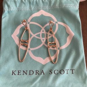 Rose Gold Kendra Scott Drop Earrings